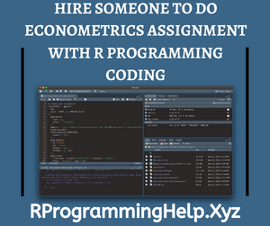 Hire Someone To Do Econometrics Assignment With R Programming Coding